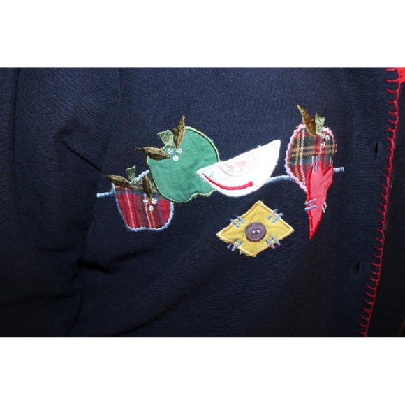 Vintage Y2K Quacker Factory Cat Sweater Size M (late 90s - early 2000s) - Picture 2 of 9